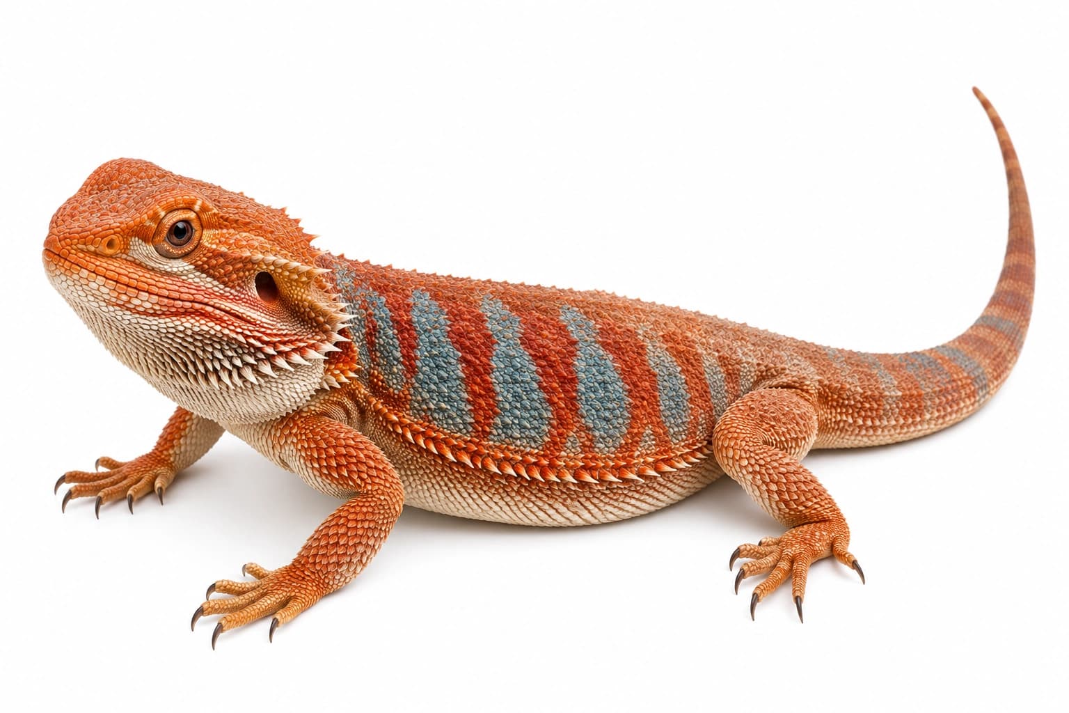 Blue Bar Bearded Dragon morph