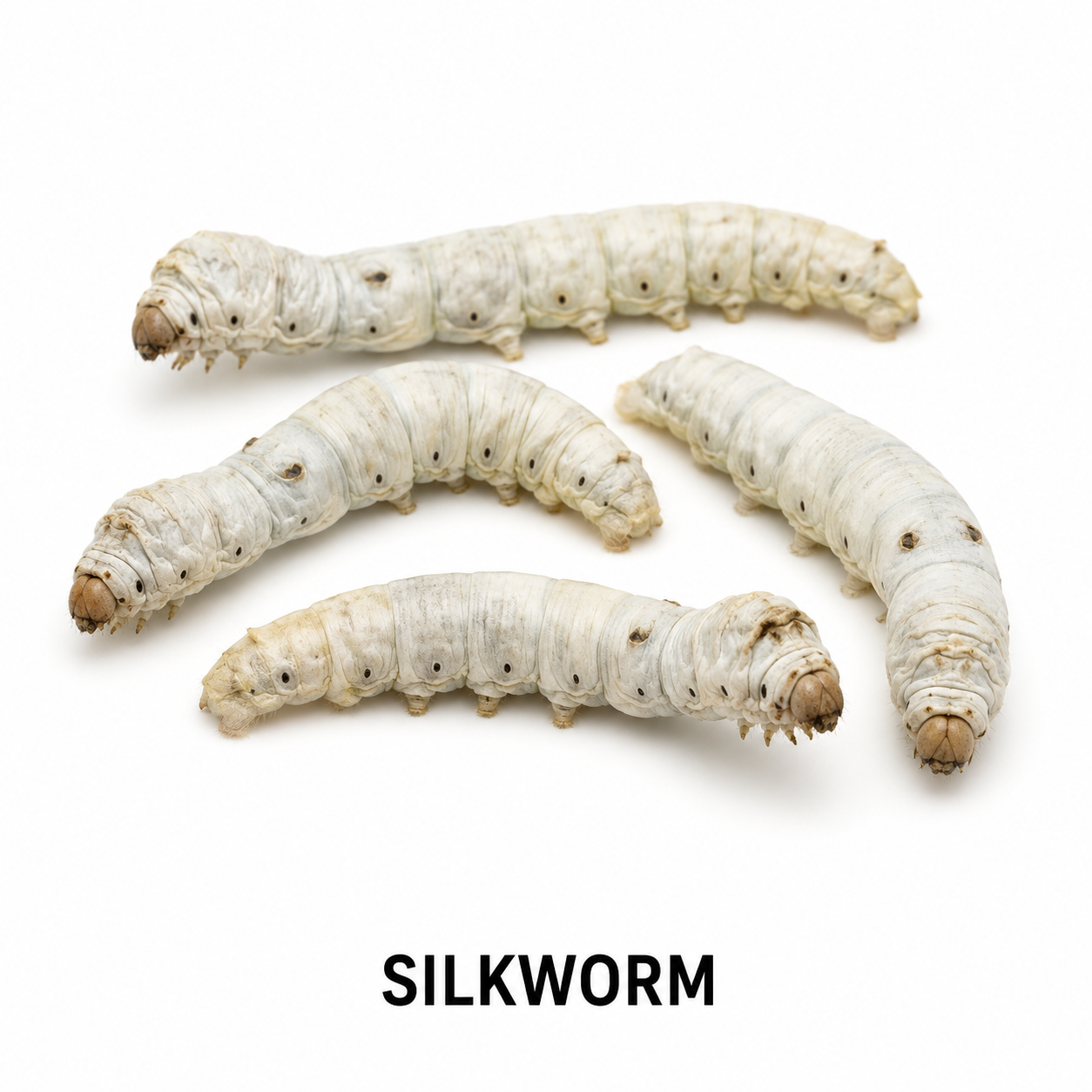 Silkworms feeder insect for bearded dragons